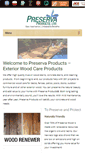 Mobile Screenshot of preservaproducts.com